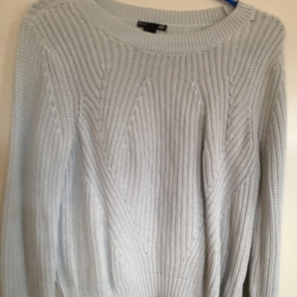 H&M light blue sweater